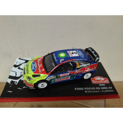 FORD FOCUS RS WRC 07 2008 RALLY MONTE CARLO HIRVONEN 1:43 ALTAYA IXO