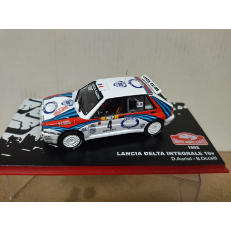 LANCIA DELTA 1992 INTEGRALE 16V RALLY MONTE CARLO AURIOL 1:43 ALTAYA IXO