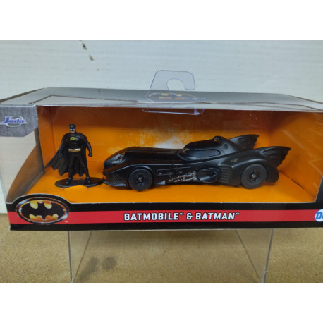 NEW BATMOBILE + FIGURA BATMAN 1:32 JADA TOYS