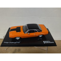 DODGE CHALLENGER R/T ORANGE FAST & FURIOUS 1:43 ALTAYA IXO