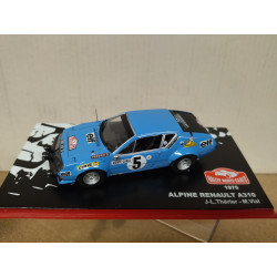 ALPINE A310 RENAULT 1975 RALLY MONTE CARLO J L THERIER 1:43 ALTAYA IXO