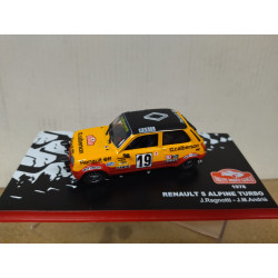 RENAULT 5 ALPINE TURBO 1978 RALLY MONTE CARLO RAGNOTTI 1:43 ALTAYA IXO