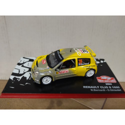 RENAULT CLIO S1600 2004 RALLY MONTE CARLO BERNARDI 1:43 ALTAYA IXO