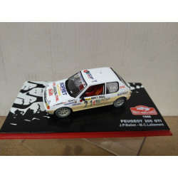 PEUGEOT 205 GTi 1988 RALLY MONTE CARLO J P BALLET 1:43 ALTAYA IXO