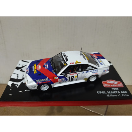 OPEL MANTA 400 1986 RALLY MONTE CARLO HERO 1:43 ALTAYA IXO