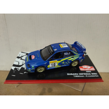 SUBARU IMPREZA WRC 2002 RALLY MONTE CARLO MAKINEN 1:43 ALTAYA IXO