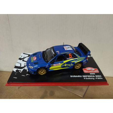 SUBARU IMPREZA WRC 2008 RALLY MONTE CARLO SOLBERG 1:43 ALTAYA IXO