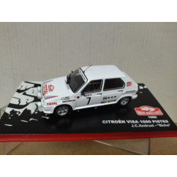 CITROEN VISA 1000 PISTES 1985 RALLY MONTE CARLO ANDRUET 1:43 ALTAYA IXO