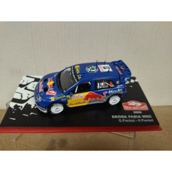 SKODA FABIA WRC 2006 RALLY MONTE CARLO PANIZZI 1:43 ALTAYA IXO