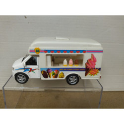 FOOD TRUCK SOFT ICE ICE CREAM 12 cm LONG KINGS TOY PULL BACK NO BOX