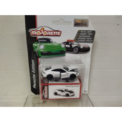 PORSCHE TAYCAN TURBO S WHITE + CARTON BOX PORSCHE EDITION 1:64 MAJORETTE