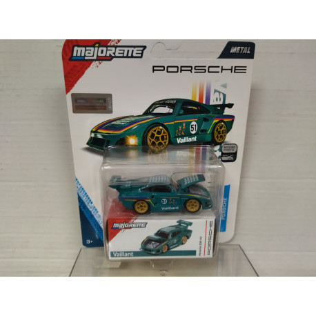 PORSCHE 935 K3 VAILLANT + CARTON BOX PORSCHE 1:64 MAJORETTE