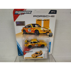 PORSCHE 911 CARRERA RS 2.7 n139 + CARTON BOX PORSCHE 1:64 MAJORETTE