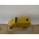 AMBULANCE NOTARZT YELLOW apx 1:36 TINS TOYS NO BOX