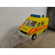 AMBULANCE NOTARZT YELLOW apx 1:36 TINS TOYS NO BOX