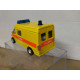 AMBULANCE NOTARZT YELLOW apx 1:36 TINS TOYS NO BOX