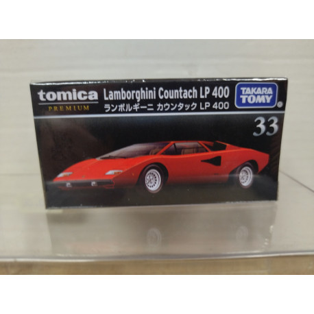 LAMBORGHINI COUNTACH LP 400 RED /apx 1:64 TOMICA PREMIUM 33