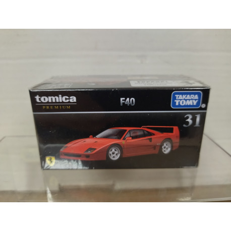 FERRARI F40 RED /apx 1:64 TOMICA PREMIUM 31