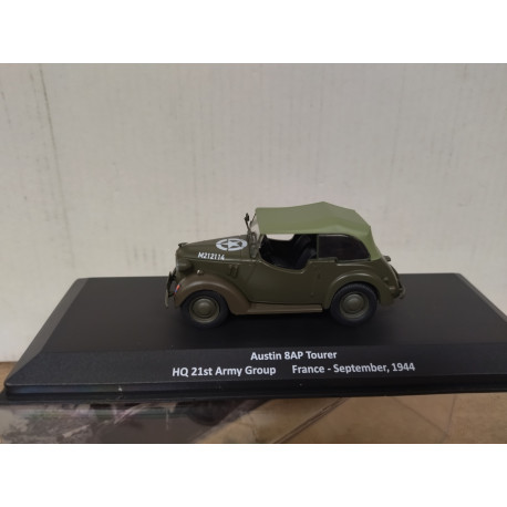 AUSTIN 8AP 1944 TOURER HQ 21st ARMY GROUP WW 2 1:43 ALTAYA IXO