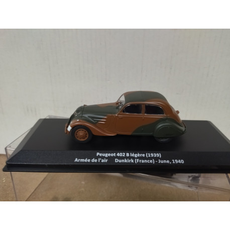 PEUGEOT 402 B 1940 ARMEE DE L´AIR FRANCE WW 2 1:43 ALTAYA IXO