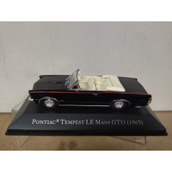PONTIAC TEMPEST LE MANS GTO CONV 1965 BLACK AMERICAN CARS 1:43 ALTAYA IXO
