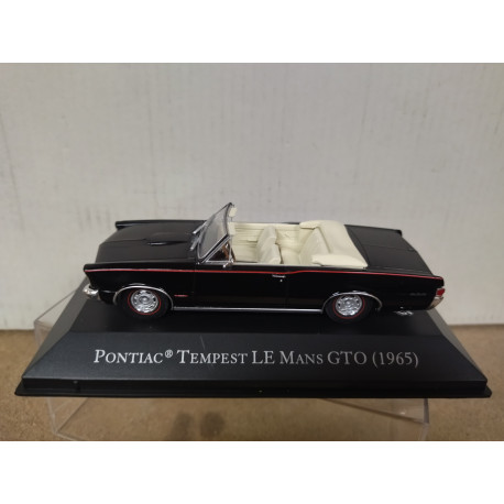 PONTIAC TEMPEST LE MANS GTO CONV 1965 BLACK AMERICAN CARS 1:43 ALTAYA IXO