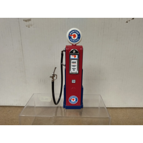SURTIDOR GASOLINE PONTIAC SERVICE 1:18 ROAD SIGNATURE NO BOX
