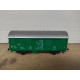 VAGON CERRADO VERDE 1:87 H0 NO BOX