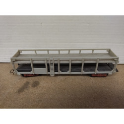 VAGON TRANSPORTE COCHES STVA GREY 1:87 H0 JOUEF NO BOX