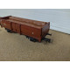 VAGON CARGA MARRON ABIERTO 1:87 H0 NO BOX