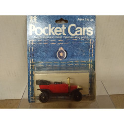 FORD MODEL T 1915 TOURING RED 1:60/apx 1:64 TOMY TOMICA 12 POCKET CARS