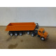 INTERNATIONAL DURASTAR ORANGE TRAILERS EL COMERCIO 1:87 H0 IXO LUPA NO BOX