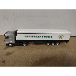 MERCEDES-BENZ ACTROS FRUITS TRAILERS EL COMERCIO 1:87 H0 IXO LUPA NO BOX