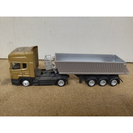 SCANIA R-SERIES DUMPER TRAILERS EL COMERCIO 1:87 H0 IXO LUPA NO BOX