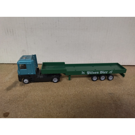 RENAULT AE MAGNUM + REMOLQUE BILSEN BIER 1:87 H0 NO BOX