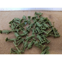 SOLDADOS PLASTICO PERSONAL USAAF 35 PIEZAS WW 2 1:72 HELLER 79648 NO BOX