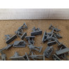 SOLDADOS PLASTICO PERSONAL LUFTWAFFE 29 PIEZAS WW 2 1:72 HELLER 79655 NO BOX