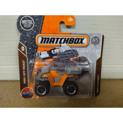SAND SHREDDER QUAD ORANGE OFF ROAD 20/20 1:64 MATCHBOX