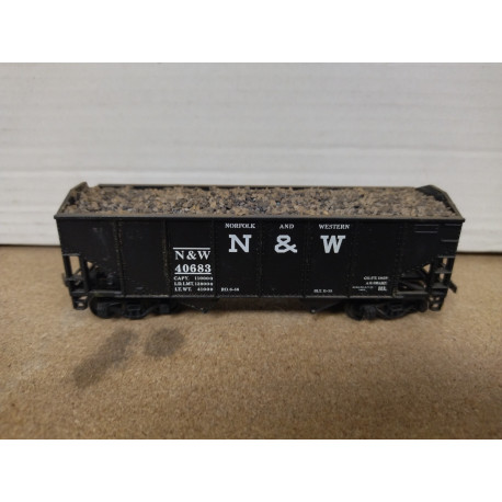 VAGON CARGA ABIERTO PIEDRA N & W 1:87 H0 NO BOX