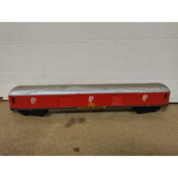 VAGON PAQUETERIA ROJO 1:87 H0 ELECTROTREN NO BOX SUCIO/DESGUACE