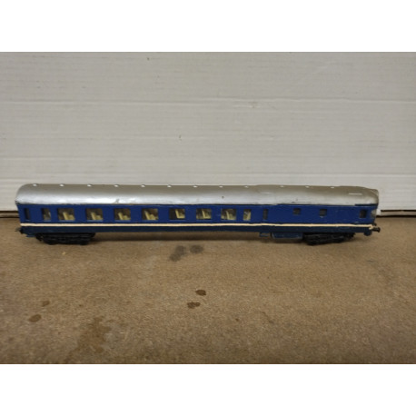 VAGON PASAJEROS AZUL REPINTADO 1:87 H0 NO BOX