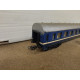 VAGON PASAJEROS AZUL REPINTADO 1:87 H0 NO BOX