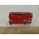 ROUTEMASTER AUTOBUS RED LESNEY 5 1:150/apx 1:64 MATCHBOX NO BOX