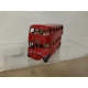 ROUTEMASTER AUTOBUS RED LESNEY 5 1:150/apx 1:64 MATCHBOX NO BOX
