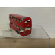 ROUTEMASTER AUTOBUS RED LESNEY 5 1:150/apx 1:64 MATCHBOX NO BOX