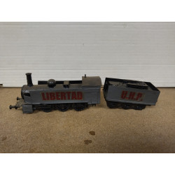 LOCOMOTORA LIBERTAD REPINTADO ARTESANAL 1:87 H0 SUCIO/DESGUACE