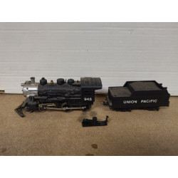 LOCOMOTORA 945 UNION PACIFIC + TENDER 1:87 H0 NO BOX/SUCIO/DESGUACE