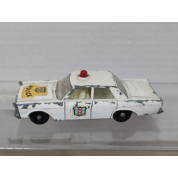 FORD GALAXIE POLICE LESNEY 55/59 1:73/apx 1:64 MATCHBOX NO BOX