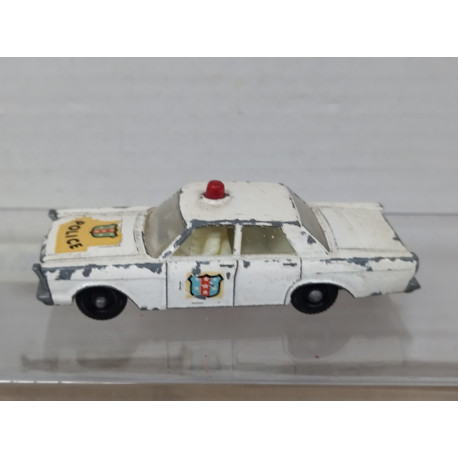 FORD GALAXIE POLICE LESNEY 55/59 1:73/apx 1:64 MATCHBOX NO BOX