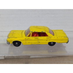 CHEVROLET IMPALA TAXI LESNEY 20 1:72/apx 1:64 MATCHBOX NO BOX